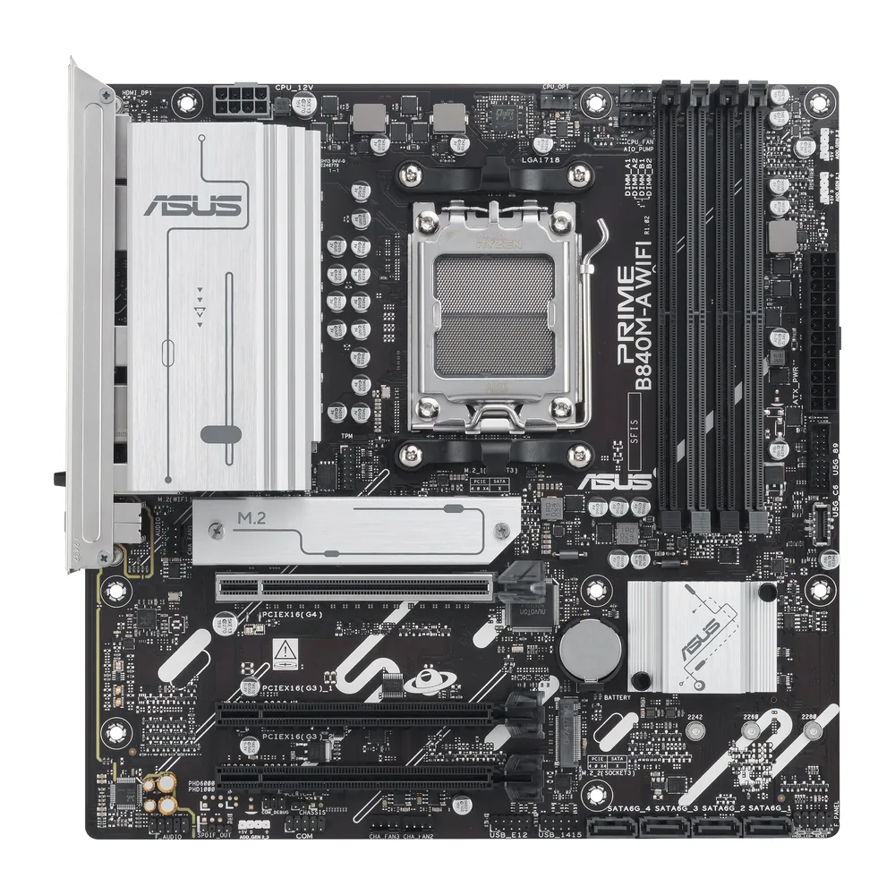 ASUS Prime B840M-A WiFi, vista 2