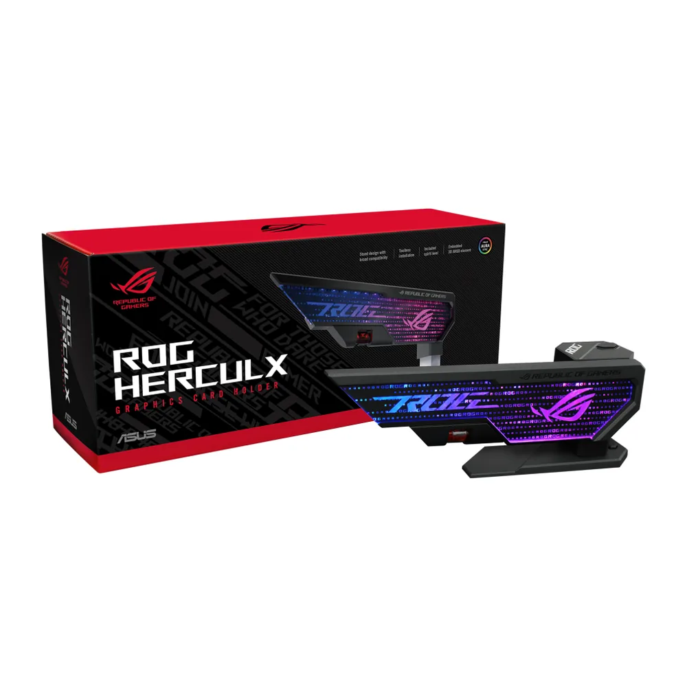 ASUS ROG Herculx XH01 Black, vista 2