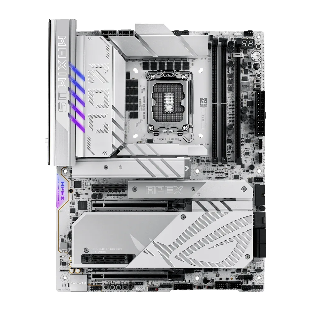 ASUS ROG Maximus Z890 Apex White, vista 2
