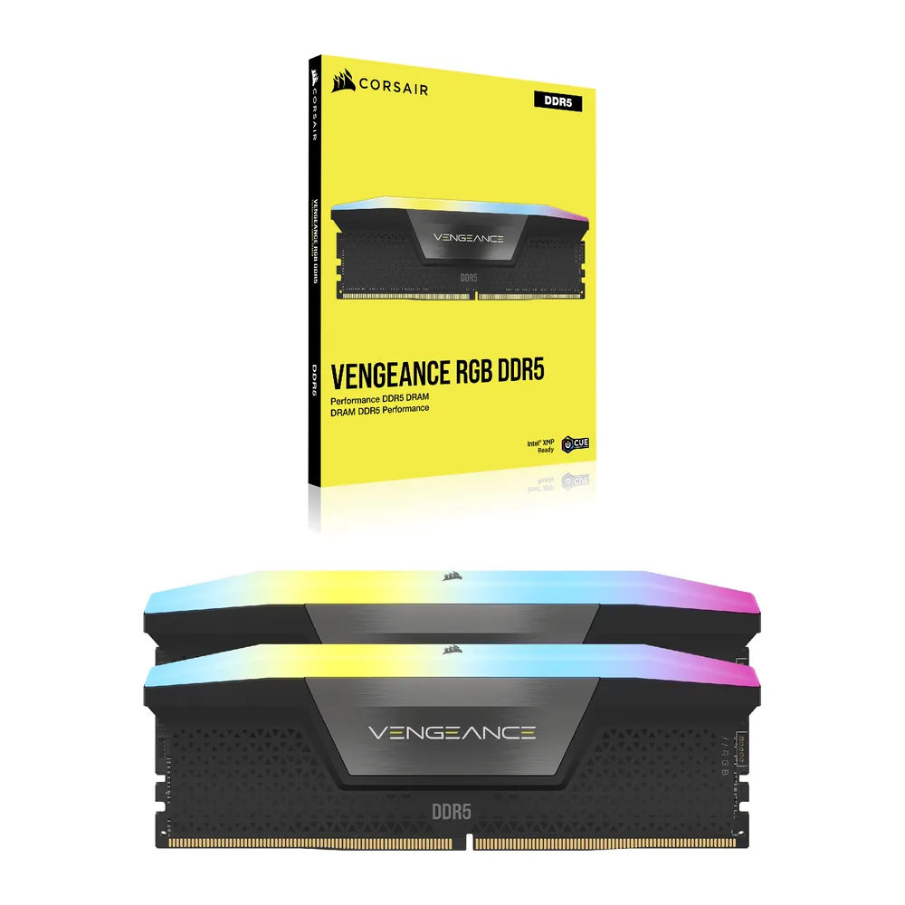 Corsair Vengeance RGB 32GB (2×16GB) DDR5 6000MHz Black, vista 2