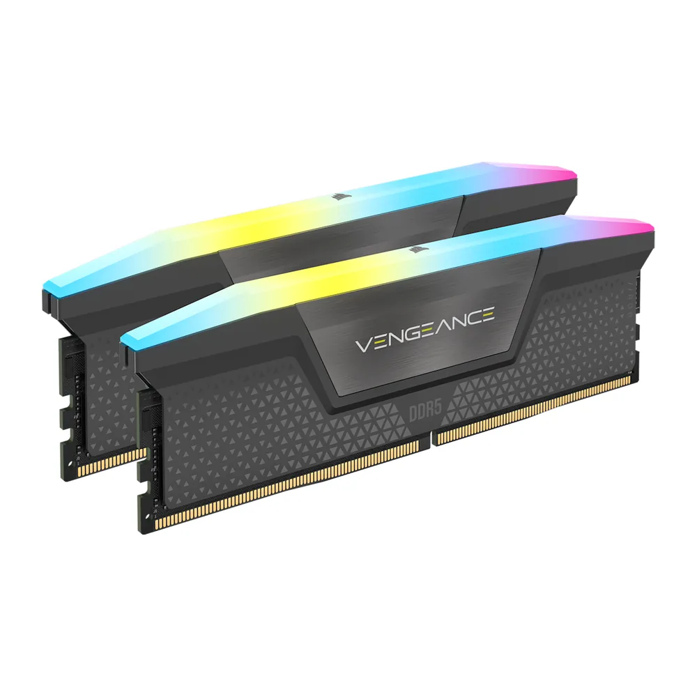 Corsair Vengeance RGB 32GB (2×16GB) DDR5 6000MHz AMD EXPO Gray
