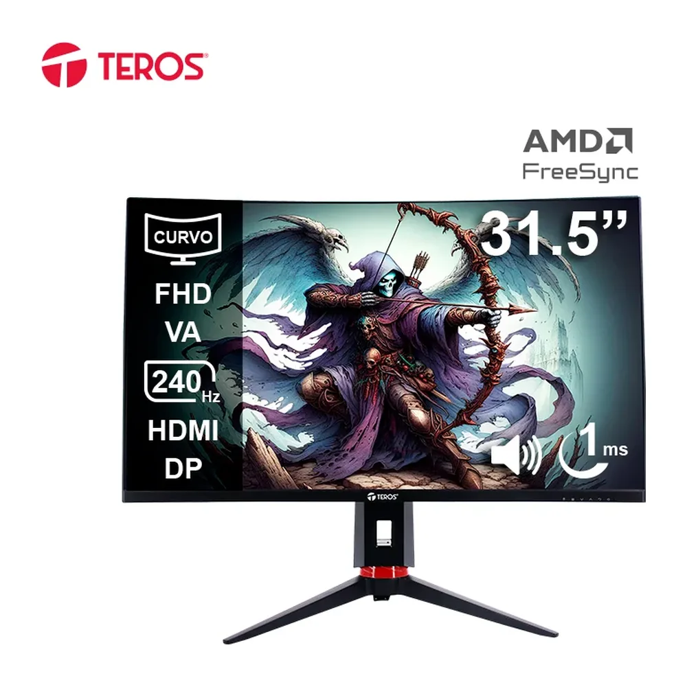Teros TE-3219G 31.5" Curvo
