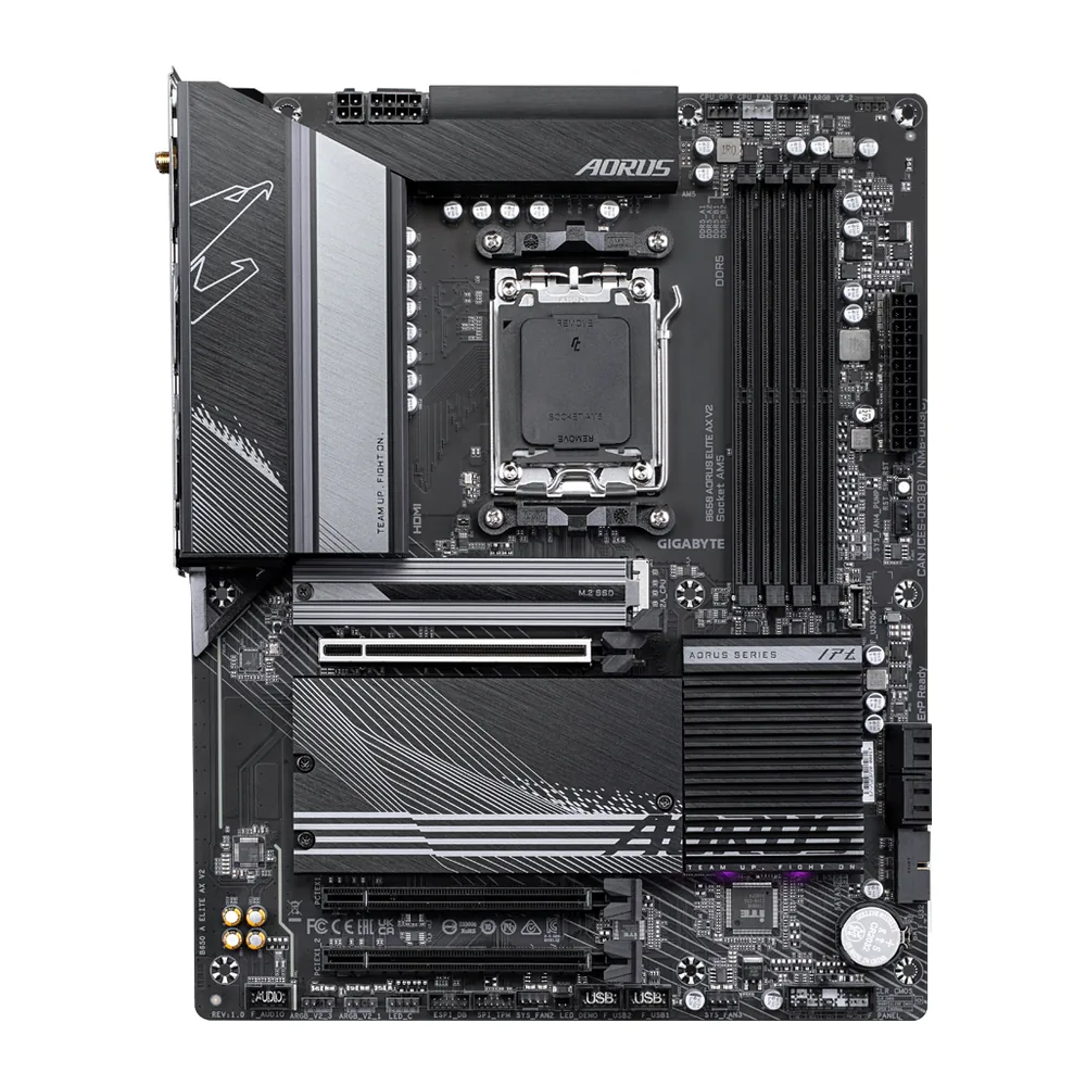 Gigabyte B650 AORUS Elite AX V2, vista 3
