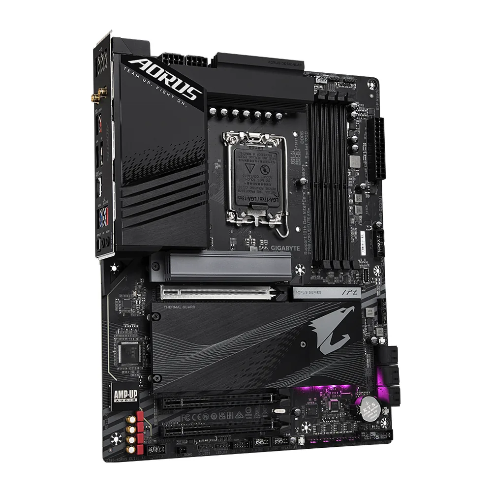 Gigabyte Z790 AORUS Elite AX, vista 2