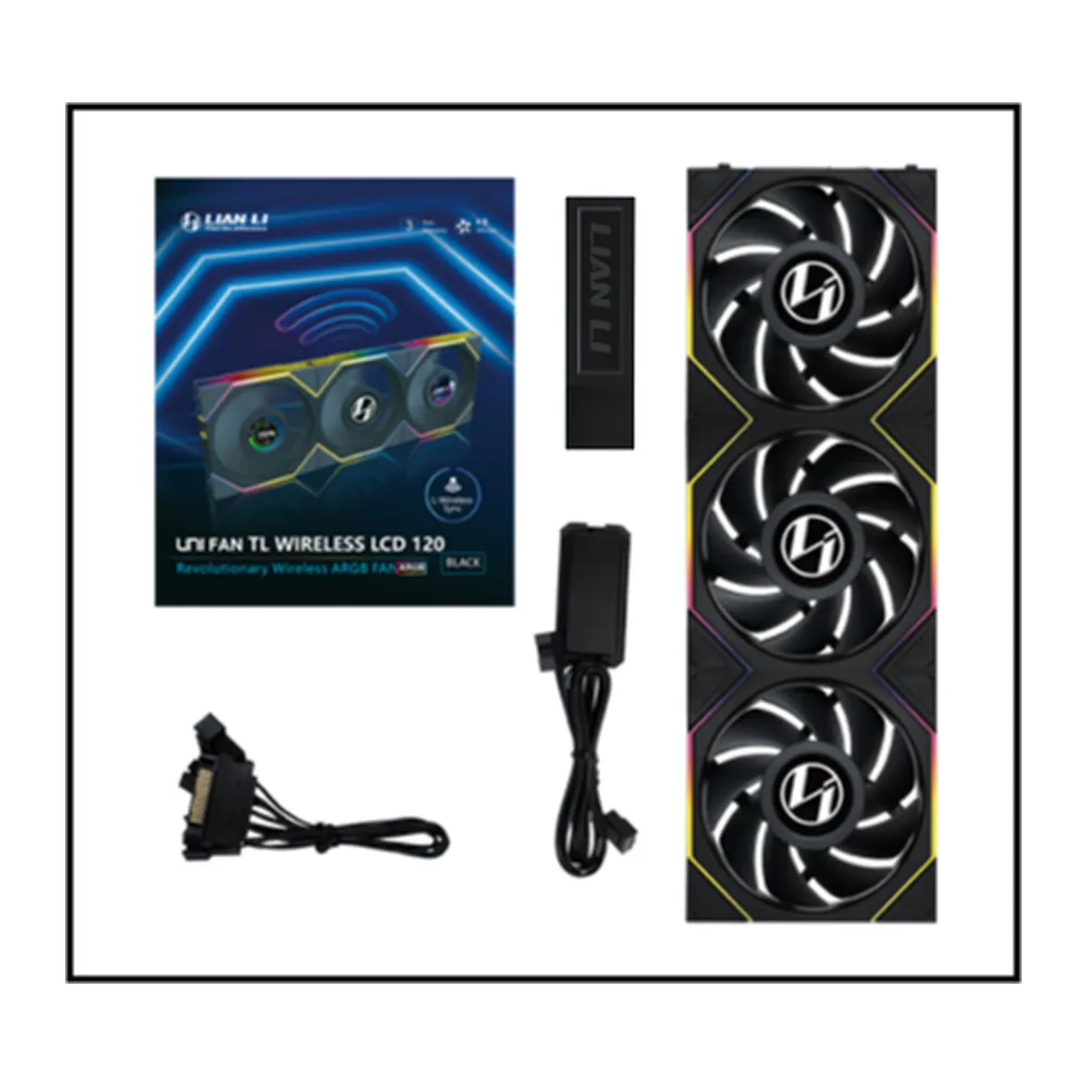 Lian Li UNI FAN TL LCD Wireless Black