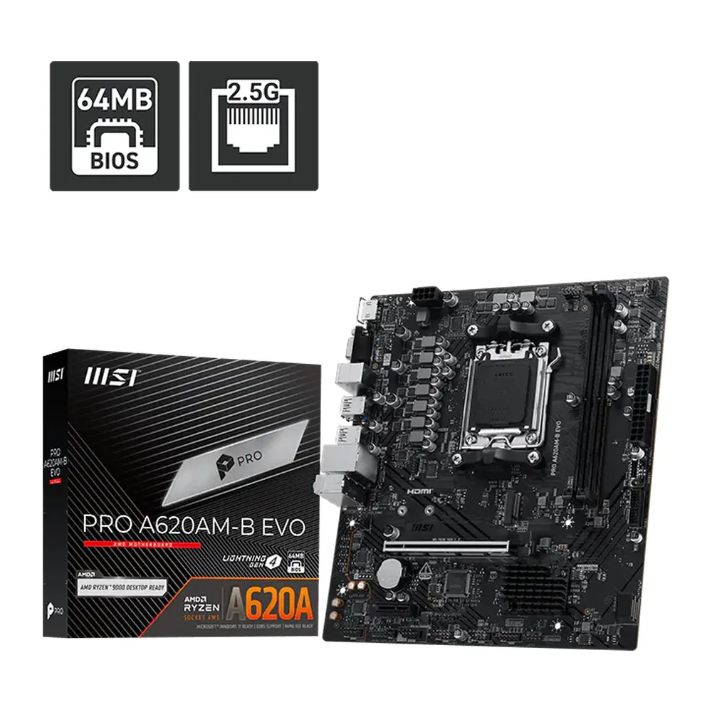 MSI Pro A620AM-B EVO