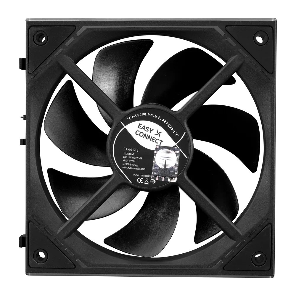 Thermalright TL-M12Q X3 Black, vista 2