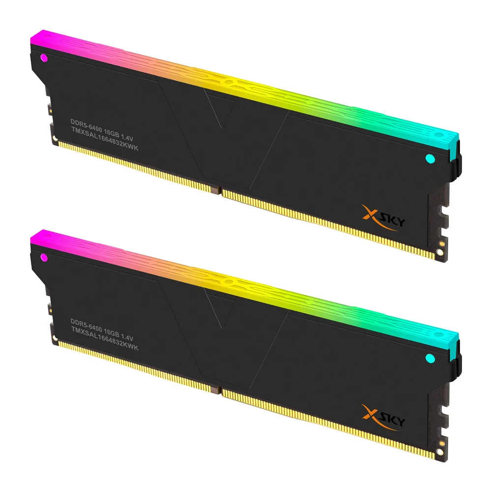 V-Color Manta XSky RGB 32GB (2×16GB) DDR5 6000MHz Black, vista 2