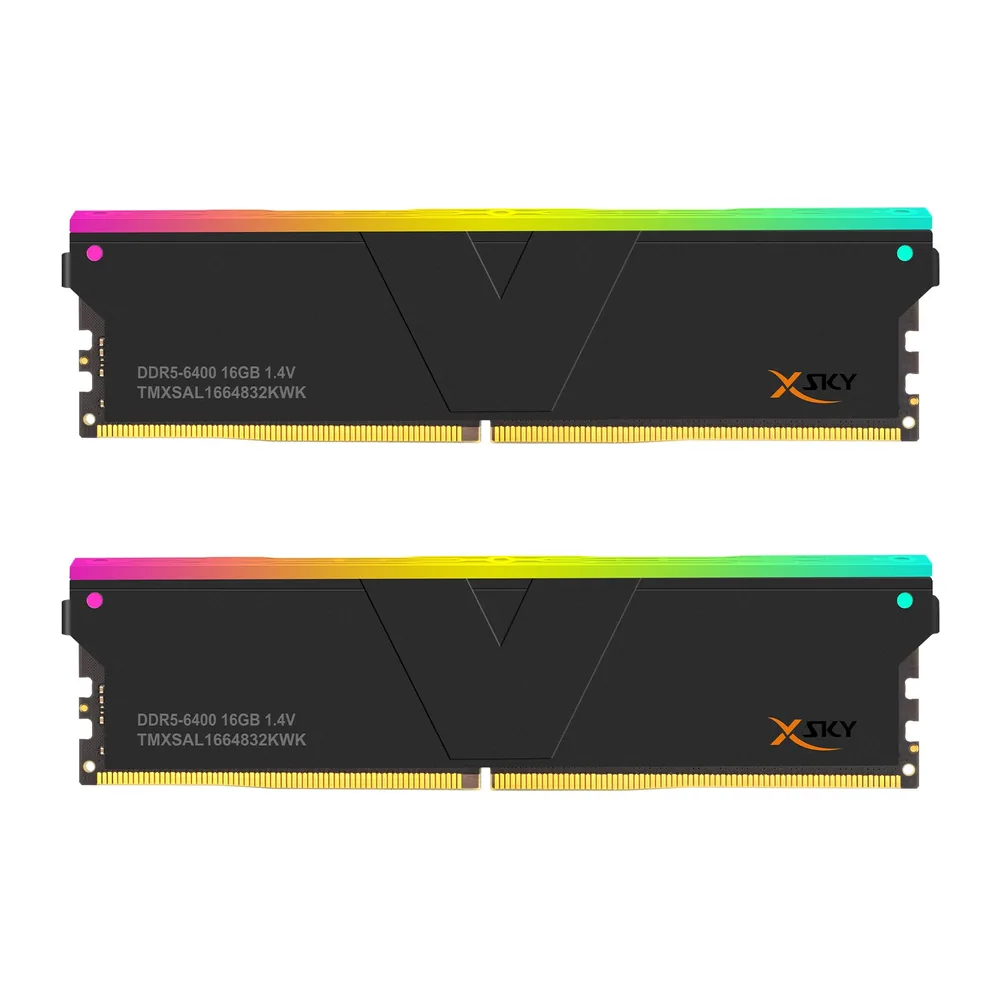 V-Color Manta XSky RGB 32GB (2×16GB) DDR5 6000MHz Black