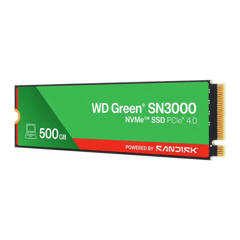 WD Green SN3000 500GB NVMe, vista 2